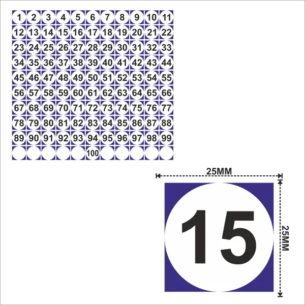 SAMANTA_WALA_2.5_cm_Counting_Sticker_for_multi_product_and_items_pack_of_200pics_Self_Adhesive_Sticker_(Pack_of_1)