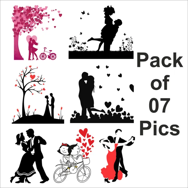 SAMANTA_WALA_4_inch_LOTS_OF_HEART_STICKER_FOR_SWITCH_BOARD_STICKER_PACK_OF_7_Self_Adhesive_Sticker_(Pack_of_7)