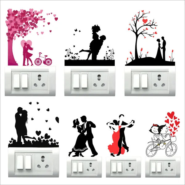 SAMANTA_WALA_4_inch_LOTS_OF_HEART_STICKER_FOR_SWITCH_BOARD_STICKER_PACK_OF_7_Self_Adhesive_Sticker_(Pack_of_7)