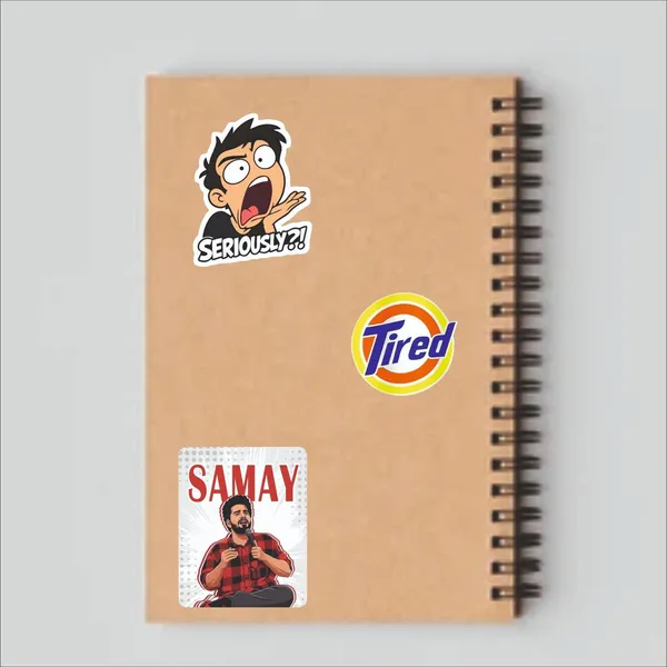 SAMANTA_WALA_2.5_inch_Funny_Comedy_Sticker_For_laptop,_phone,_Notebook,_bag,_etc._Pack_of_38_Self_Adhesive_Sticker_(Pack_of_39)