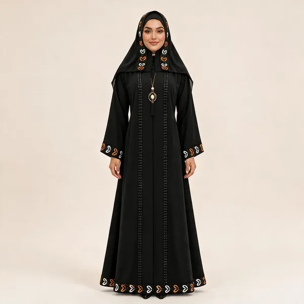 Black_Nida_Hooded_Embroidered_Abaya_For_Women