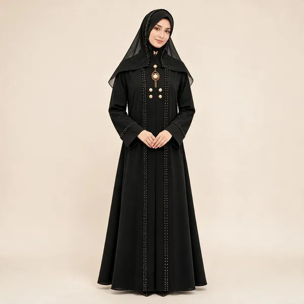 Black_Nida_Embellished_Full_Length_Abaya_For_Women