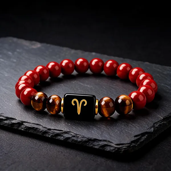 Red_Brown_Red_Jasper_Tiger_Eye_Aries_Zodiac_Bracelet_For_Unisex