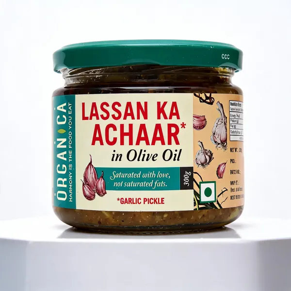 Organica_Garlic_Pickle_In_Olive_Oil_300G