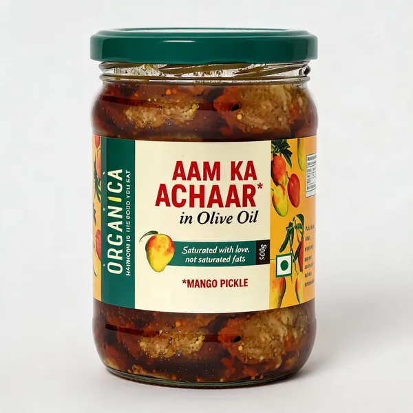 Organica_Aam_Ka_Achaar_Mango_Pickle_In_Olive_Oil