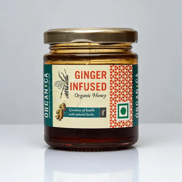 Organica_Organic_Ginger_Infused_Honey_200G_Pack_Of_2