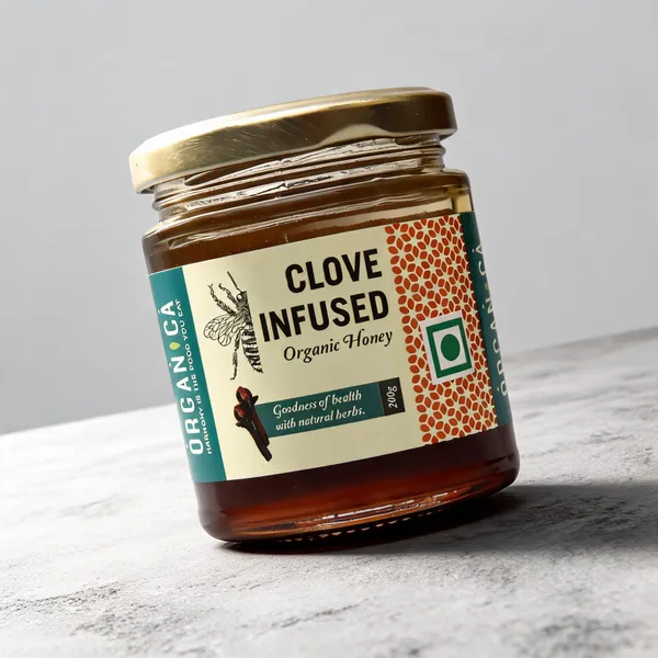 Organica_Organic_Clove_Infused_Honey_200G