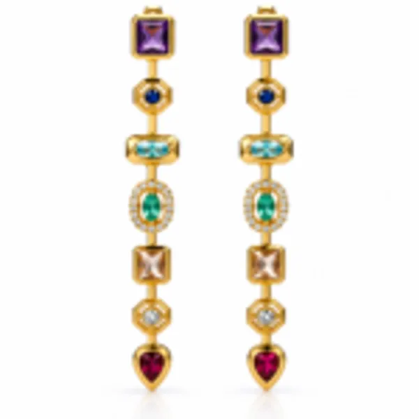 Rivsam_Aurelia_Gemstone_Cascade_Earrings