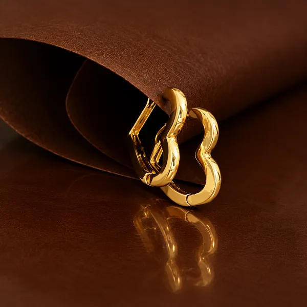 Rivsam_Golden_Heart_Hoop_Earrings