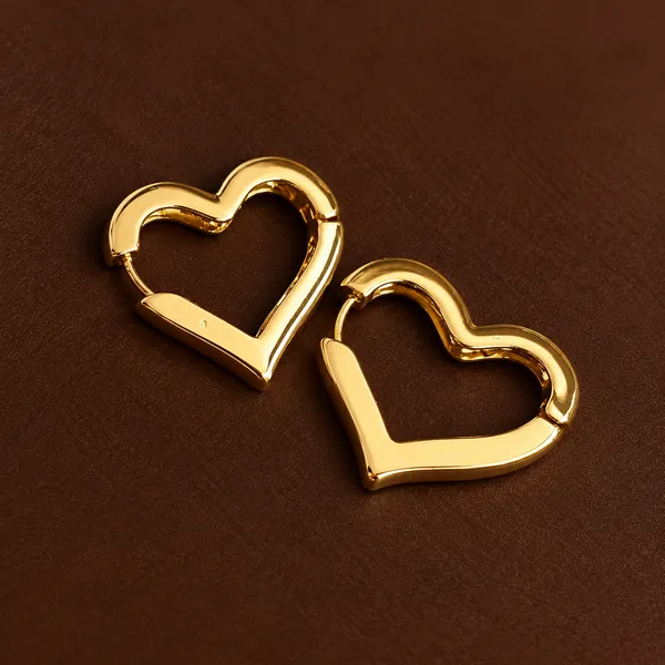 Rivsam_Golden_Heart_Hoop_Earrings