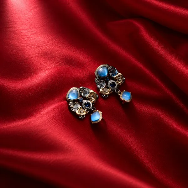 Rivsam_Azura_Heritage_Blue_Statement_Earrings