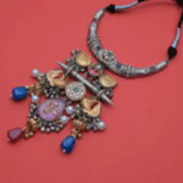 Rivsam_Eshani_Heritage_Multicolour_Statement_Necklace_Set