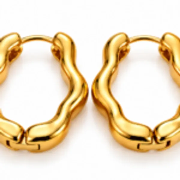 Rivsam_Wavy_Gold_Statement_Hoop_Earrings