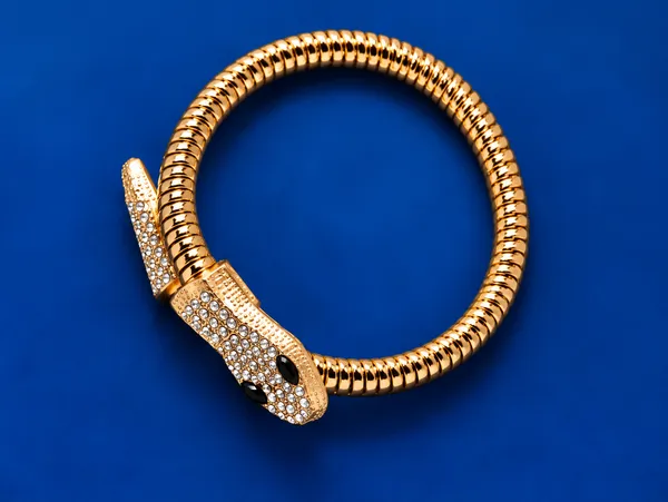 Rivsam_Golden_Serpent_Crystal_Cuff_Bracelet