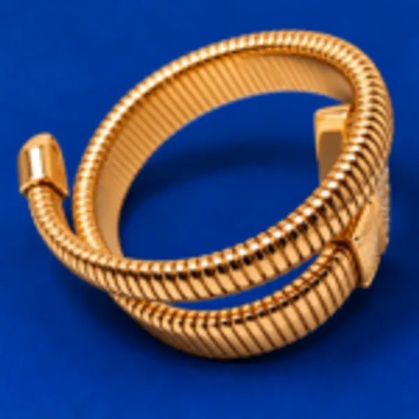 Rivsam_Golden_Serpent_Crystal_Cuff_Bracelet