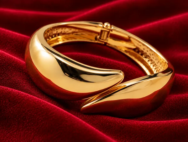 Rivsam_Golden_Wave_Sculpted_Cuff_Kada