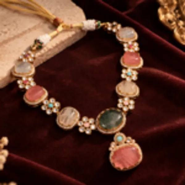 Rivsam_Multicolour_Heritage_Statement_Necklace_Set