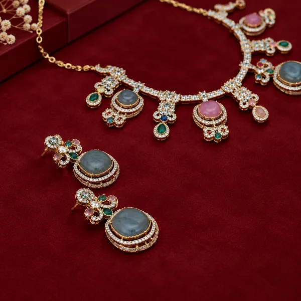 Rivsam_Aurelia_Noir_Multicolour_Statement_Necklace_Set