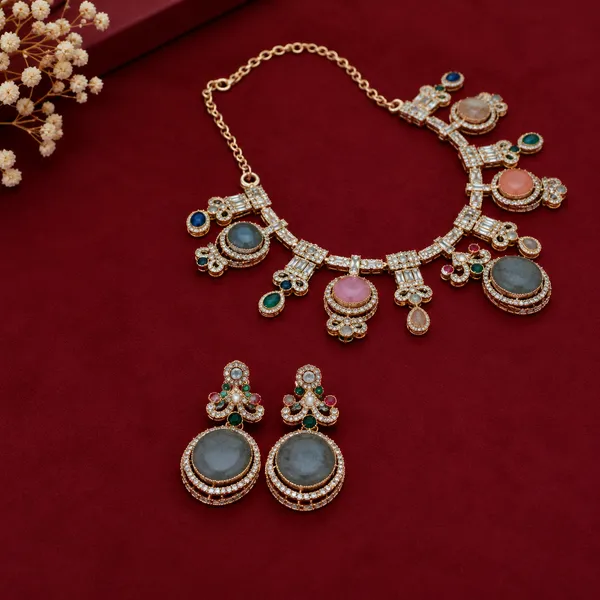 Rivsam_Aurelia_Noir_Multicolour_Statement_Necklace_Set
