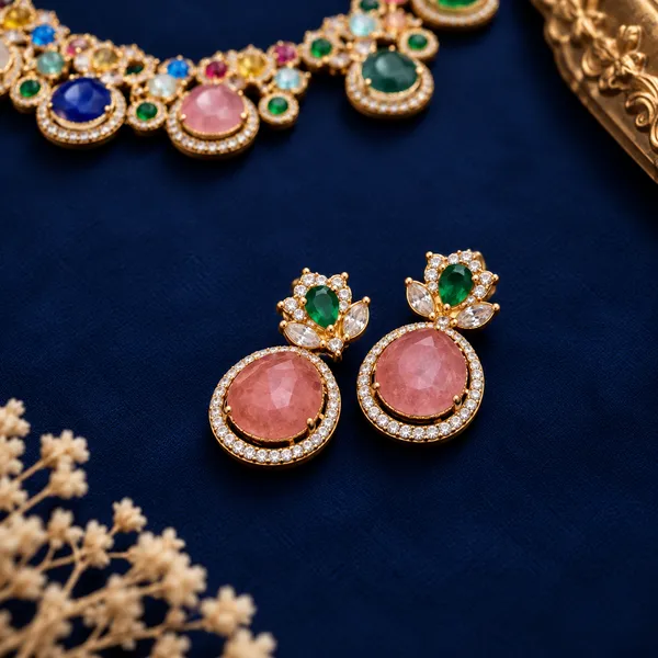 Rivsam_Aurelia_Royale_Multicolour_Statement_Necklace_Set