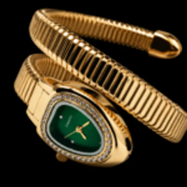 Rivsam_Emerald_Luxe_Coil_Watch_Gold_Finish