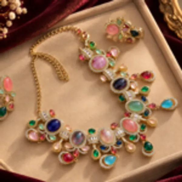 Rivsam_Aurelia_Elan_Multicolour_Statement_jewelllery_Set