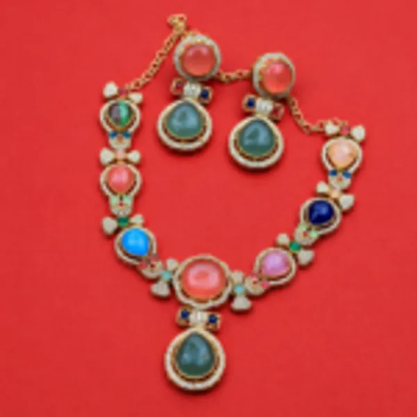 Rivsam_Aurelia_Royale_Multicolour_Statement_Jewellery_set