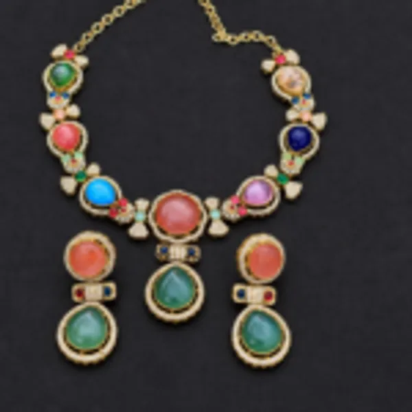 Rivsam_Aurelia_Royale_Multicolour_Statement_Jewellery_set