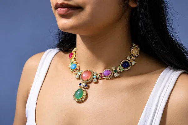 Rivsam_Aurelia_Royale_Multicolour_Statement_Jewellery_set