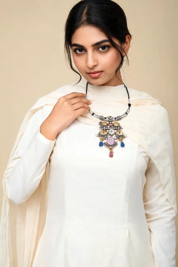 Rivsam_Eshani_Heritage_Multicolour_Statement_Necklace_Set