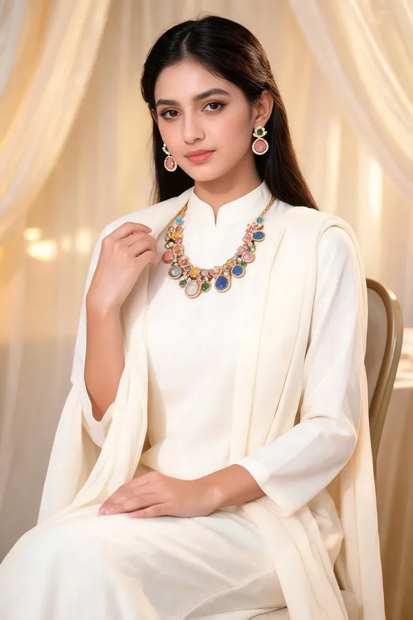 Rivsam_Aurelia_Royale_Multicolour_Statement_Necklace_Set