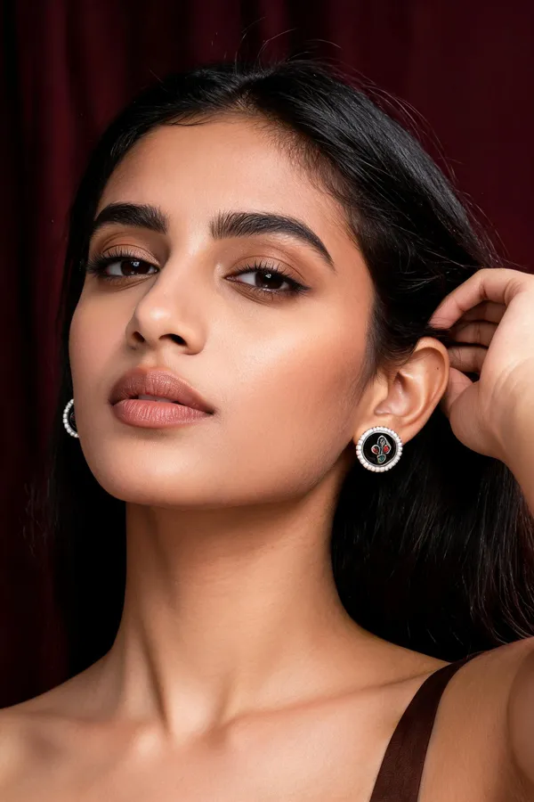 Rivsam_Noire_Heritage_Black_Statement_Stud_Earrings
