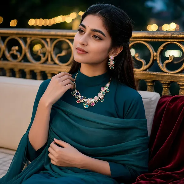 Rivsam_Aurelia_Elan_Multicolour_Statement_jewelllery_Set