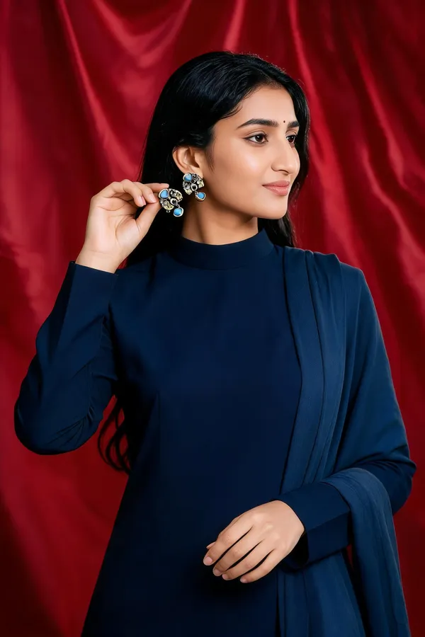 Rivsam_Azura_Heritage_Blue_Statement_Earrings
