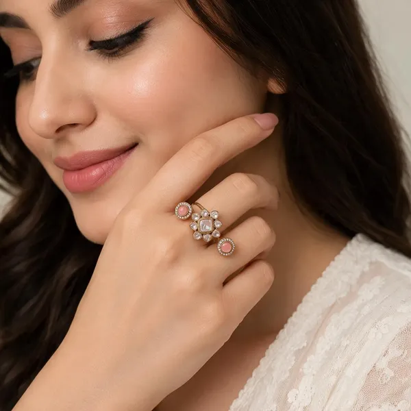 Rivsam_Lumera_Pink_Stone_Statement_Ring