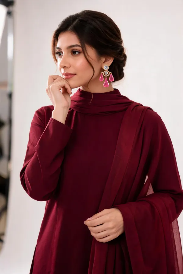 Rivsam_Roselle_Pink_Crystal_Statement_Drop_Earrings