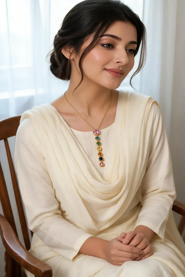 Rivsam_Rainbow_Gemstone_Gold_Necklace