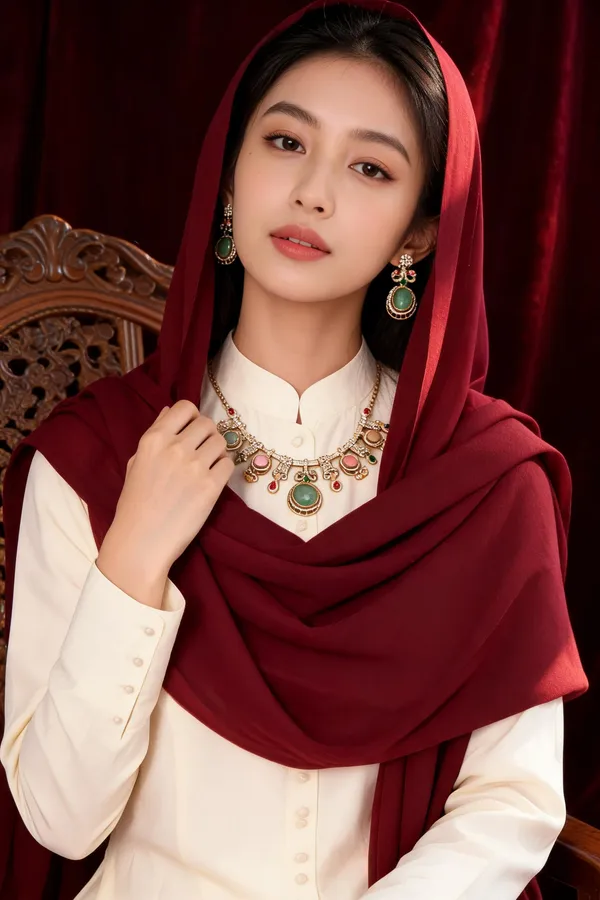 Rivsam_Noore_Multicolour_Stone_Statement_Jewellery_set