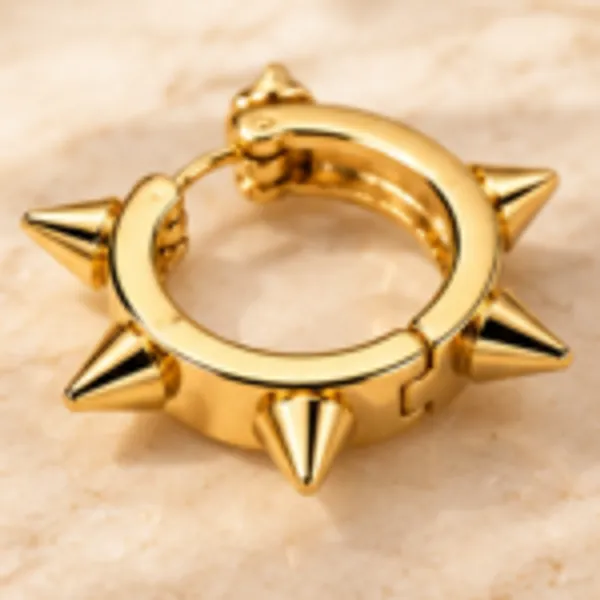 Rivsam_Spike_Halo_Gold_Statement_Hoops