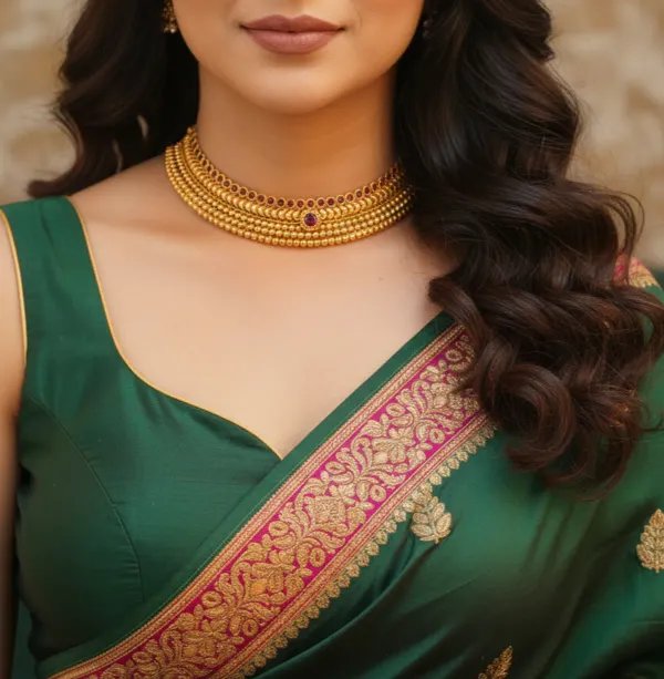Copper_Base_With_Gold_Plated_Rajmohini_Antique_Necklace