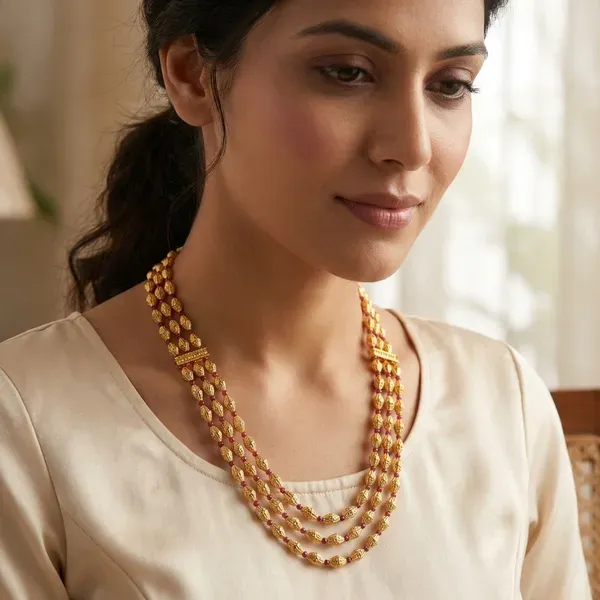 Copper_Base_With_Gold_Plated_Shringaar_Triveni_Kolhapuri_Bormala
