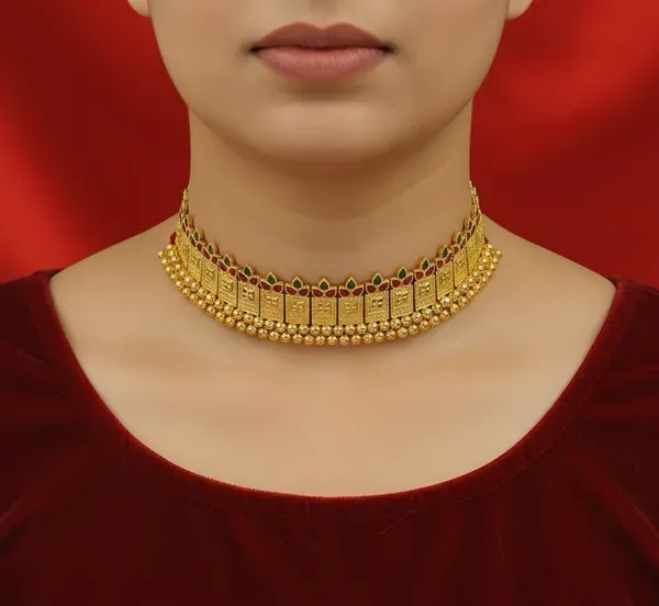 Copper_Base_With_Gold_Plated_Rajdarbar_Chinchpeti