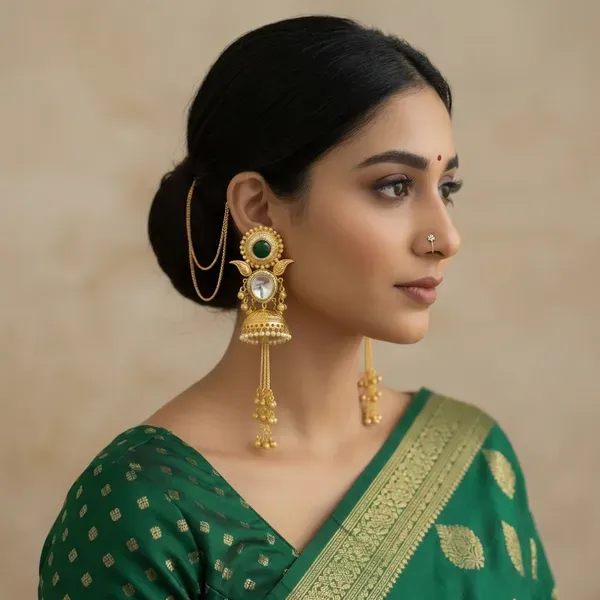 Copper_Base_With_Gold_Plated_Kundan_Earrings
