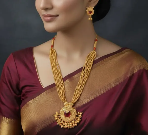 Copper_Base_With_Gold_Plated_Kanakrakshak_Kolhapuri_Thushi