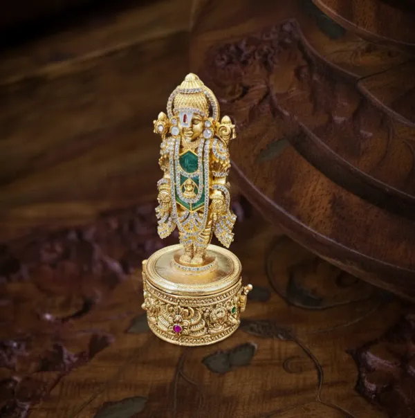 Copper_Base_With_Gold_Plated_Venkatesh_Haldikumkum_Karande