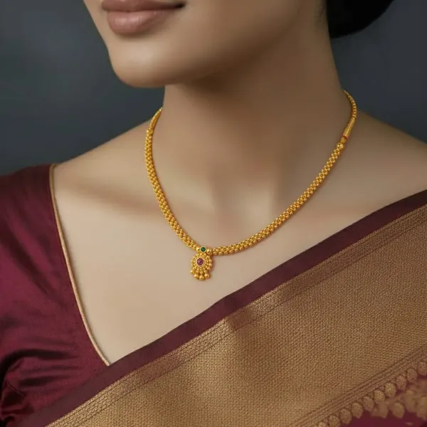 Copper_Base_With_Gold_Plated_Ratnarangini_Kolhapuri_Thushi