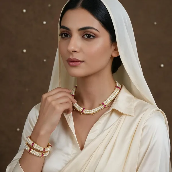 Copper_Base_With_Gold_Plated_Padmavati_Moti_Pichodi