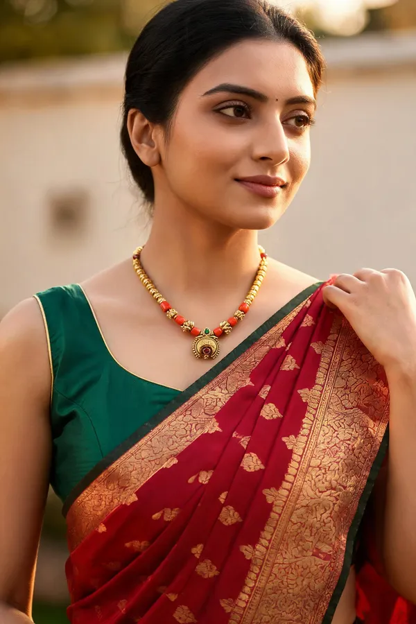Copper_Base_With_Gold_Plated_Ratnamugdha_Antique_Short_Necklace