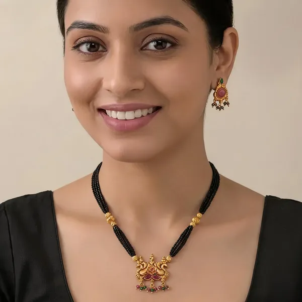 Copper_Base_With_Gold_Plated_Rajmayur_Mangalsutra
