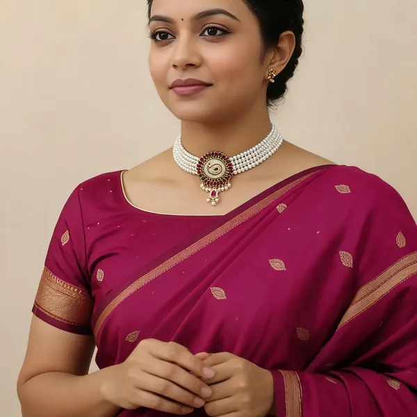 Copper_Base_With_Gold_Plated_Moti_Choker